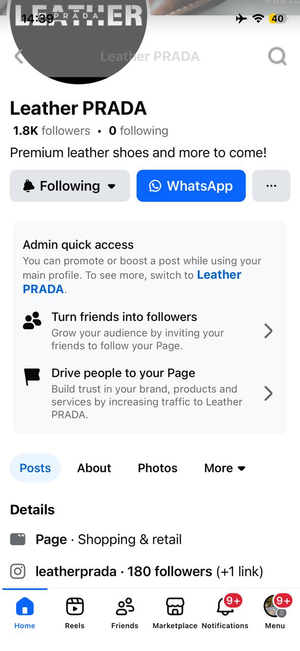 Facebook page management — screenshot 5