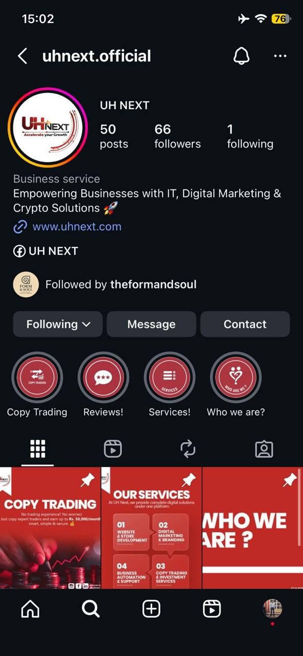Instagram content management — screenshot 1